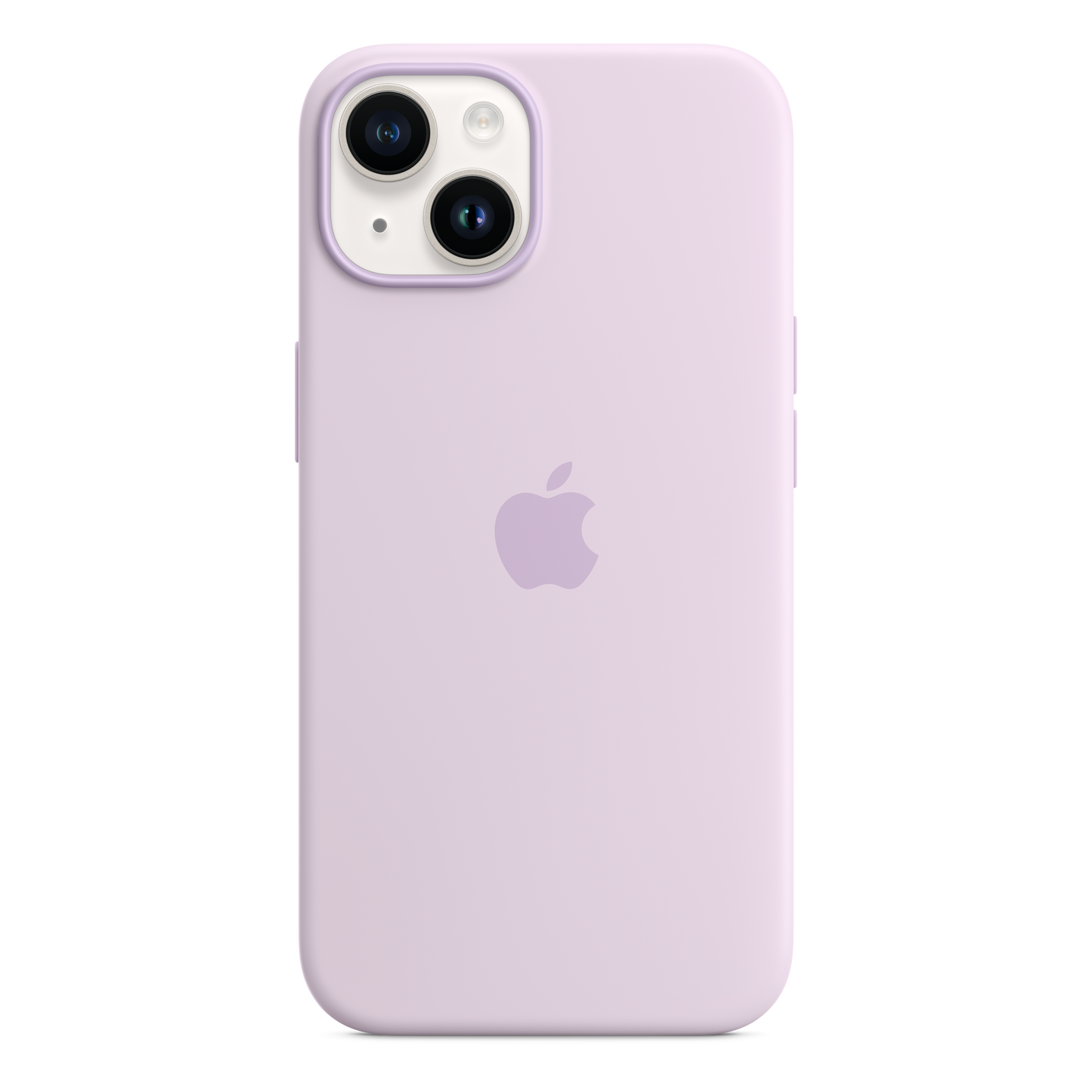 Funda de silicona con MagSafe para el iPhone 14 - Lila