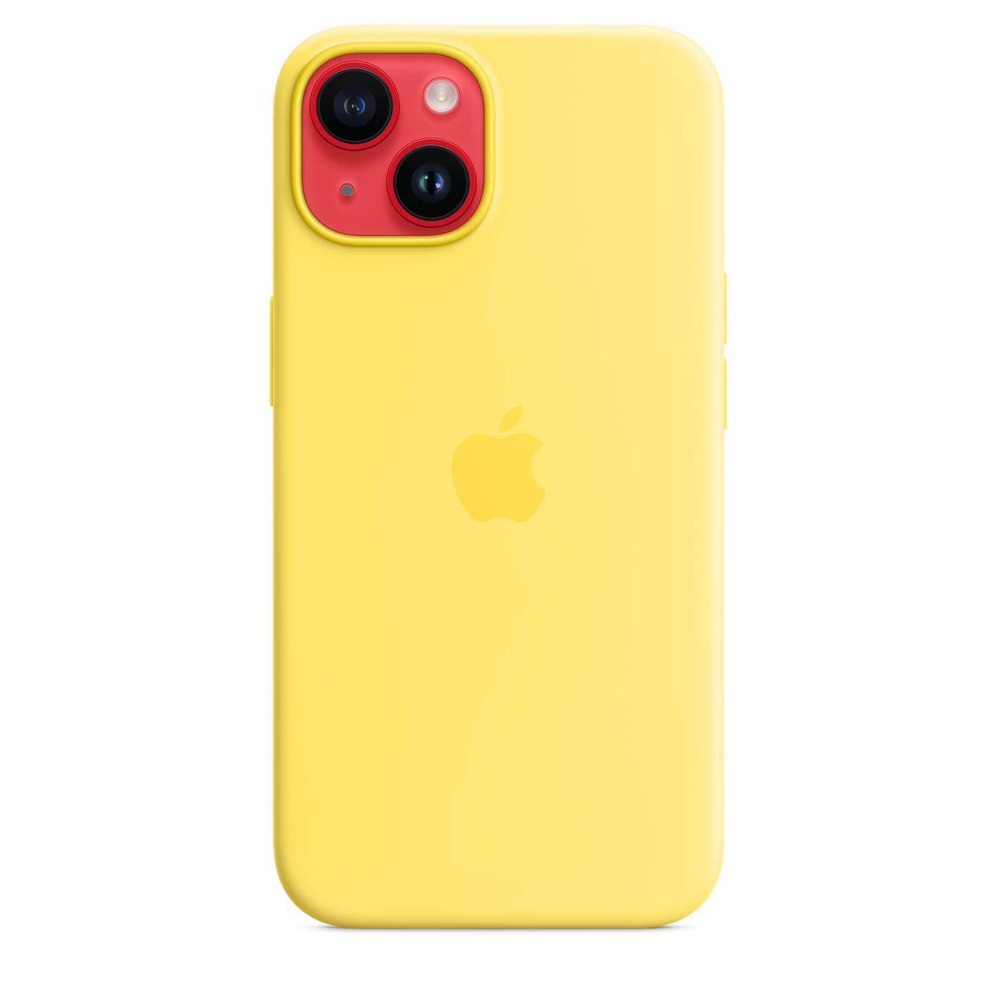 Funda de silicona con MagSafe para el iPhone 14 - Amarillo canario