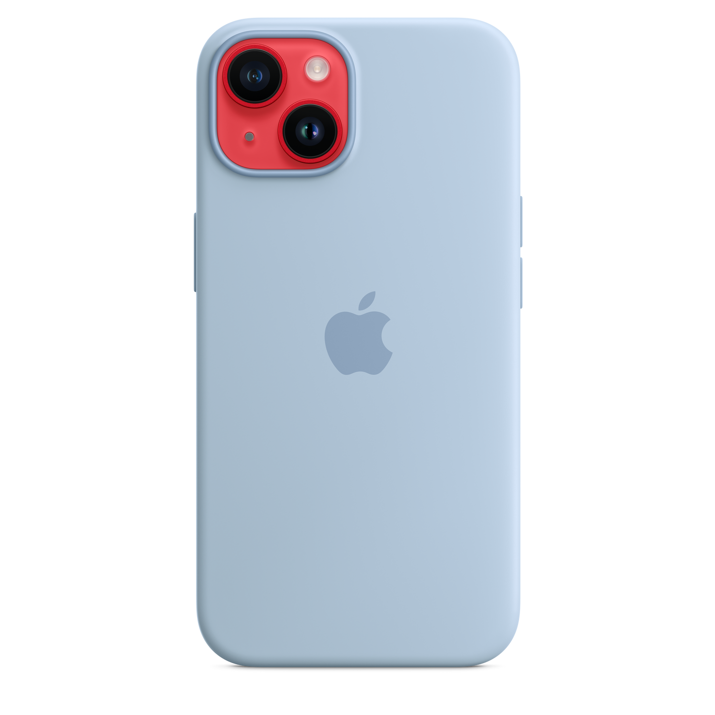 Funda de silicona con MagSafe para el iPhone 14 - Azul celeste