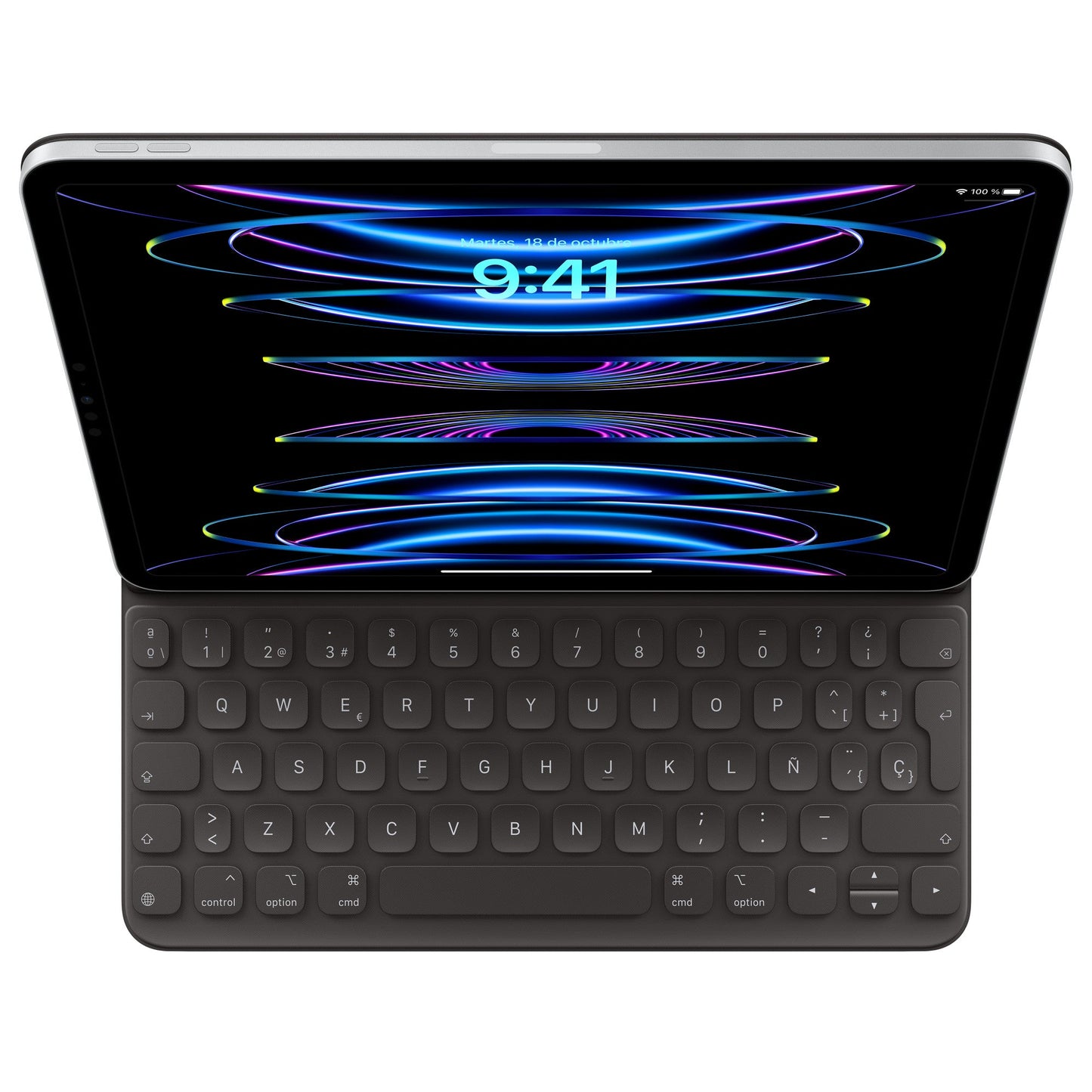 Smart Keyboard Folio para el iPad Pro de 11 pulgadas (4ta gen) y el iPad Air (5ta gen) - Español - Negro