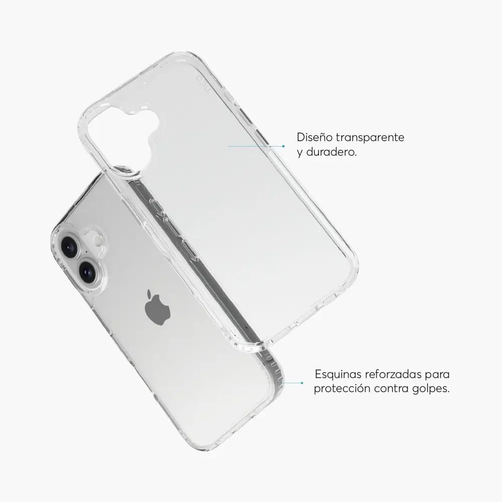 Case NCO SafeCase Clear para iPhone 16 - Transparente