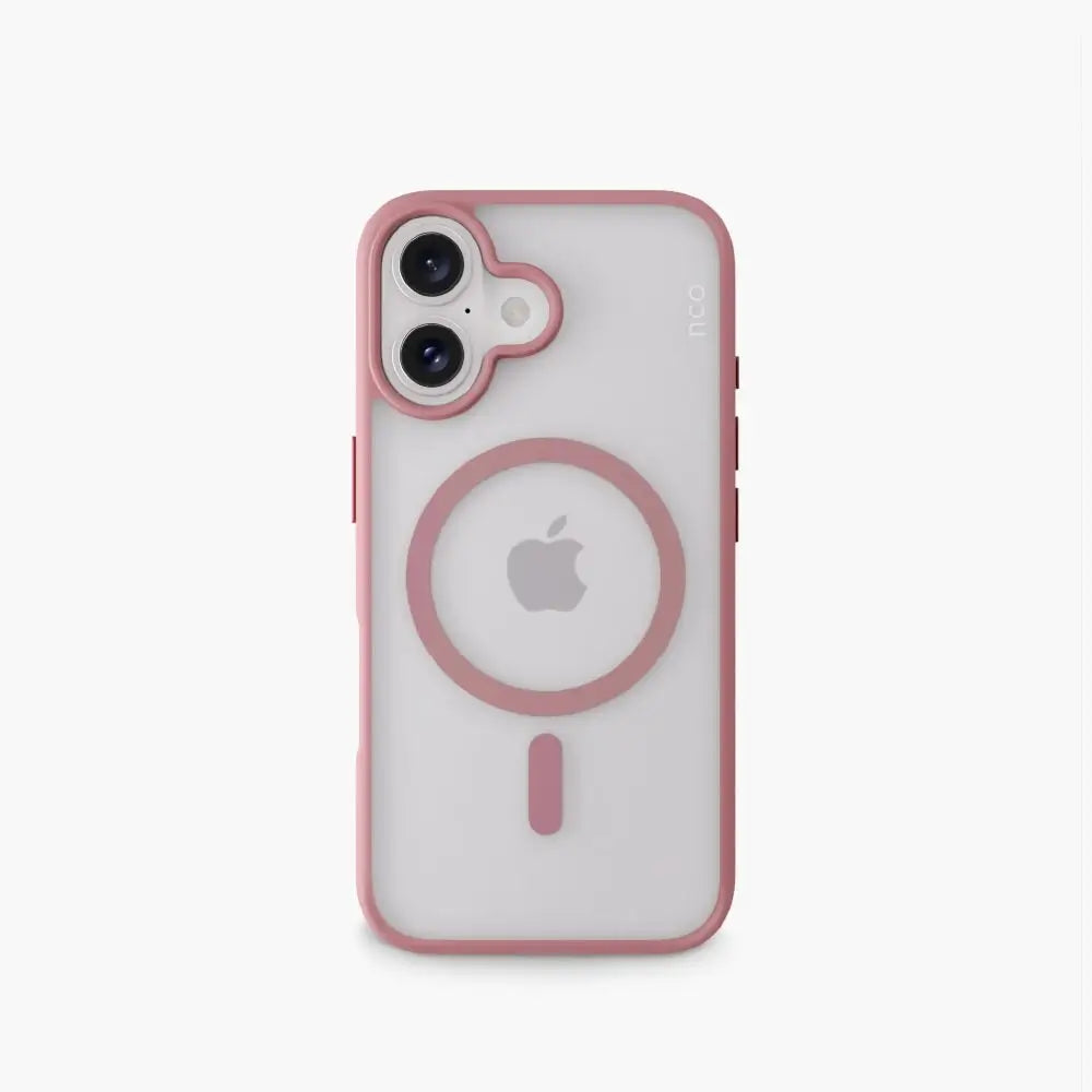 Case NCO SafeCase Lite Compatible con MagSafe para iPhone 16 - Rosa