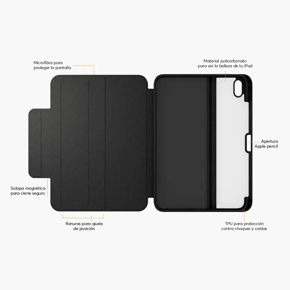 Case SafeCase Click NCO para iPad Pro 11 M4 - Negro