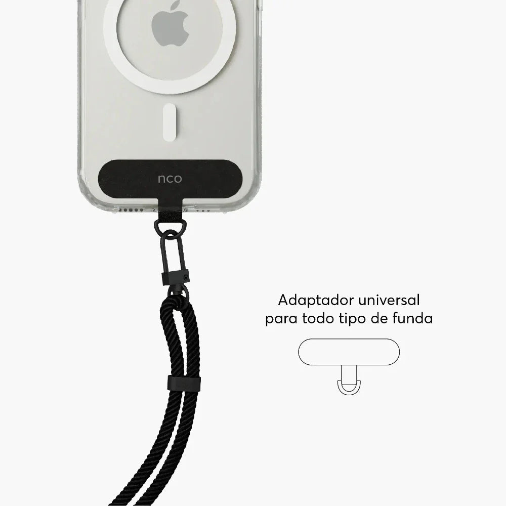 Cuerda Cruzada NCO CarryLoop para iPhone - Negro
