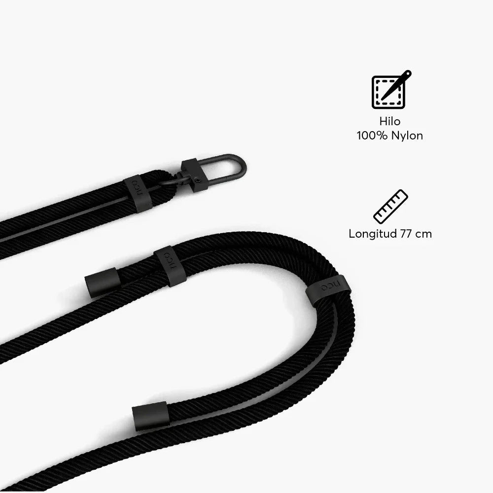Cuerda Cruzada NCO CarryLoop para iPhone - Negro