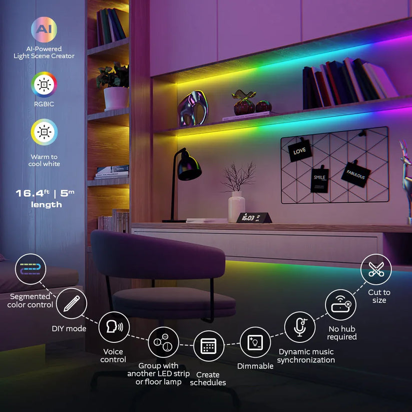 Cinta_LED_RGBIC_Nexxt_WiFi_Impulsado_por_IA_5m_Multicolor_Imagen_posicion_2_iShop_Costa_Rica