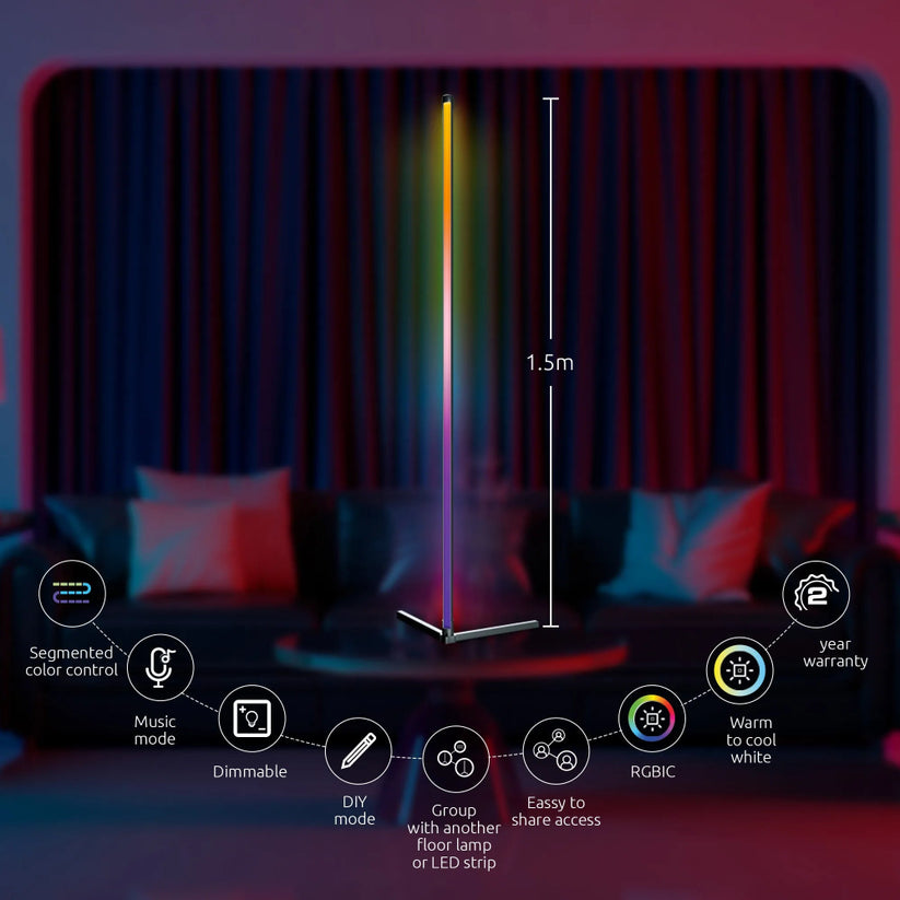 Bombilla_LED_Inteligente_Nexxt_WiFi_110V_GU10_Multicolor_Imagen_posicion_4_iShop_Costa_Rica