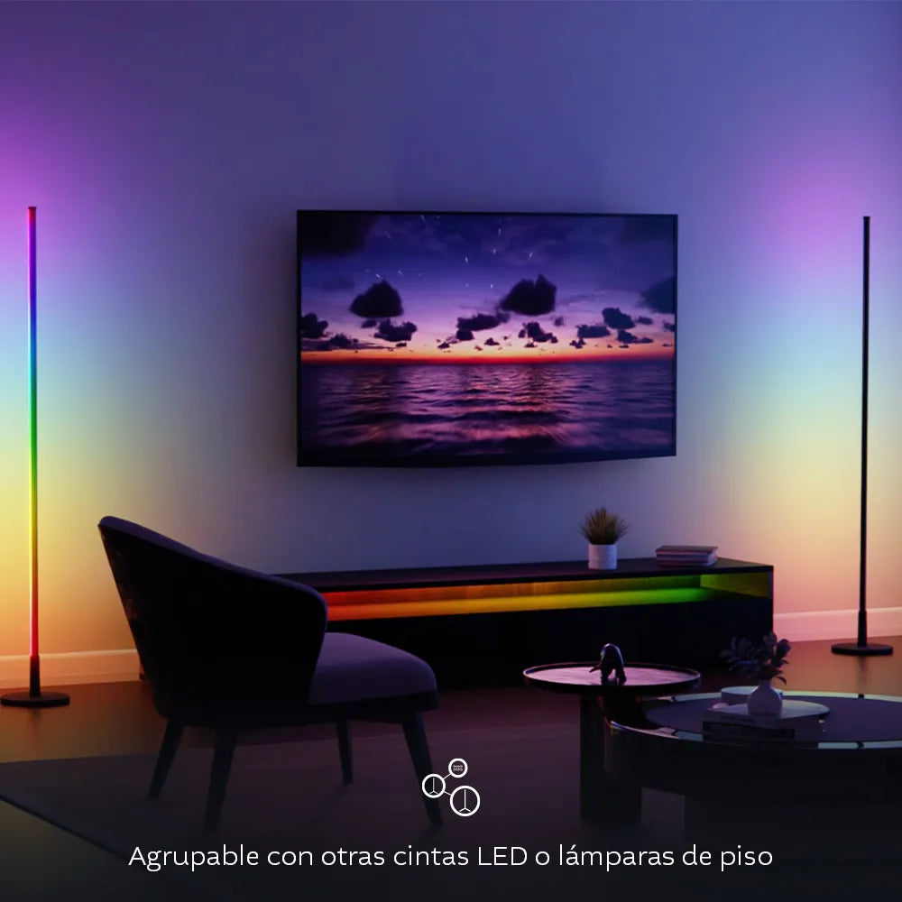 Lampara_de_Piso_LED_Nexxt_Wi_Fi_impulsado_por_IA_1_4m_Multicolor_Imagen_posicion_7_iShop_Costa_Rica