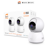 Cámara Nexxt PTZ para Interiores 2K (2Uunidades) - Blanco