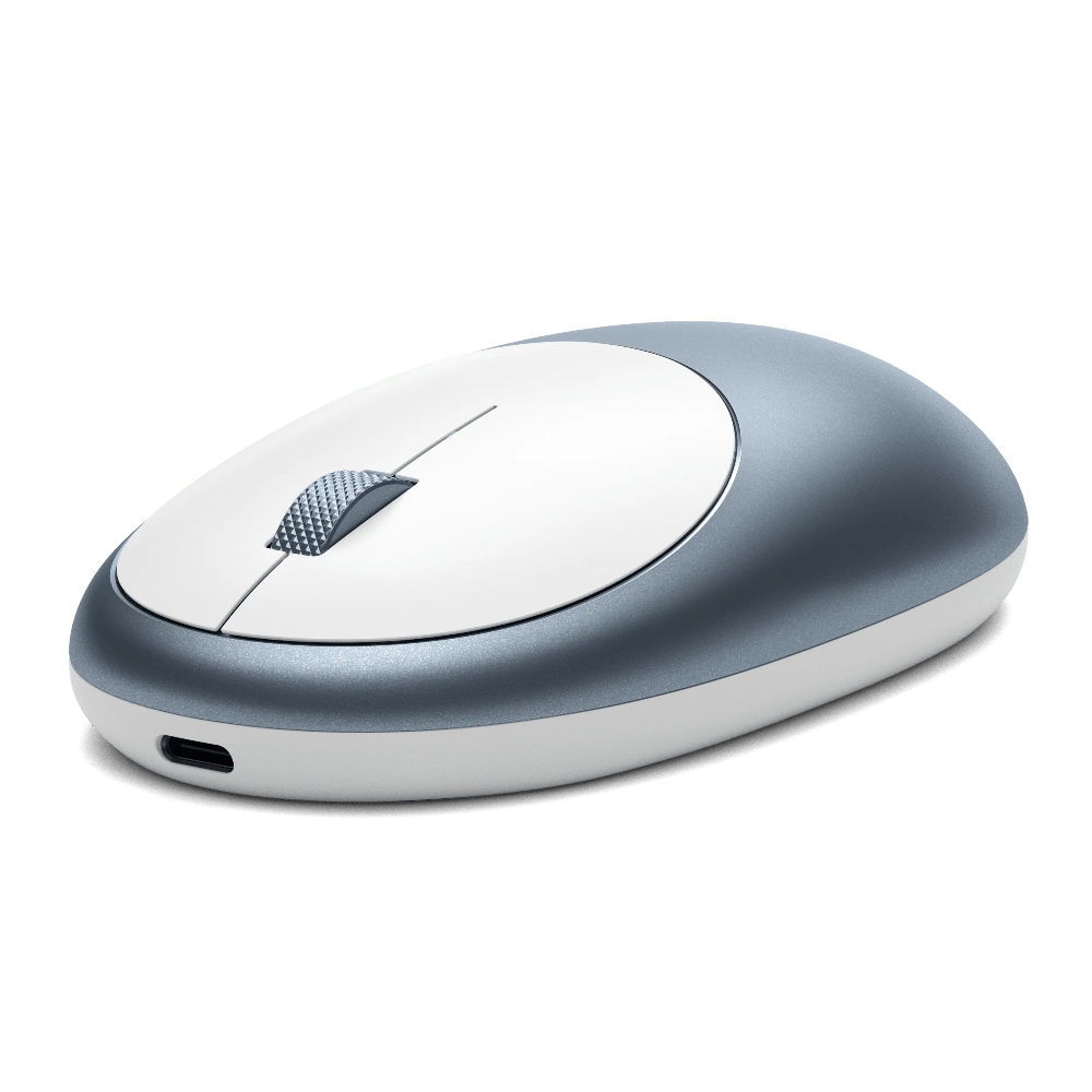 Mouse_Satechi_inalámbrico_M1_Bluetooth_Azul_Cielo_Posición_3_iShop_Costa_Rica