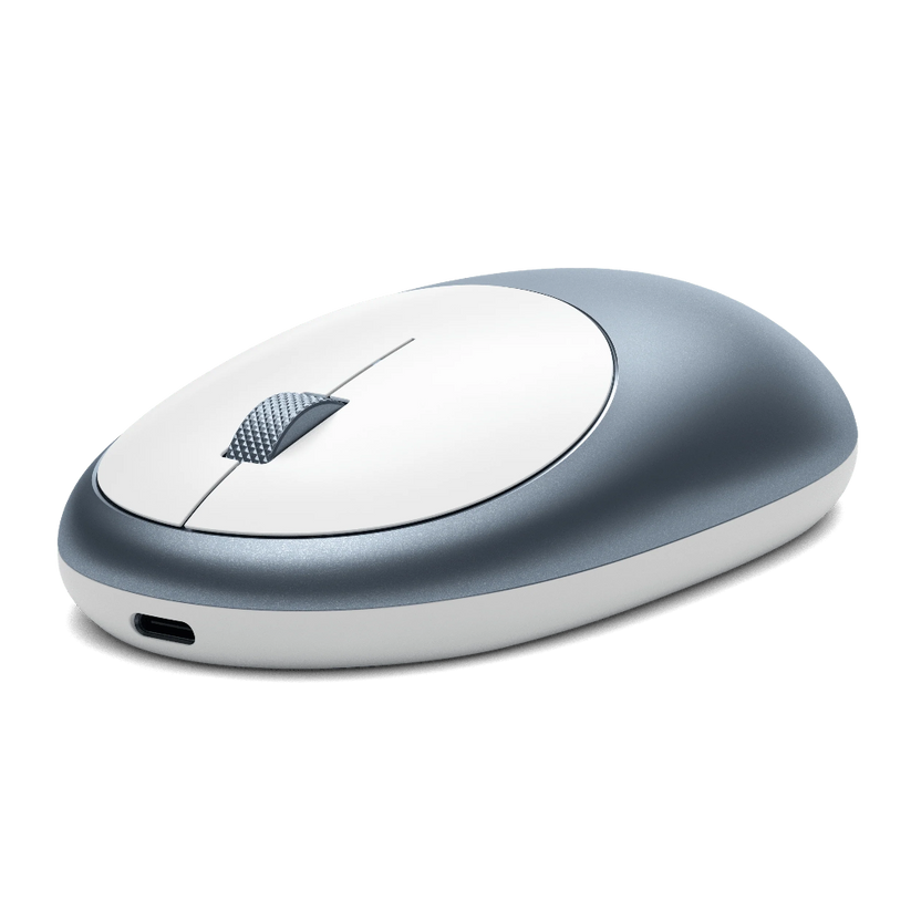 Mouse_Satechi_inalámbrico_M1_Bluetooth_Azul_Cielo_Posición_3_iShop_Costa_Rica