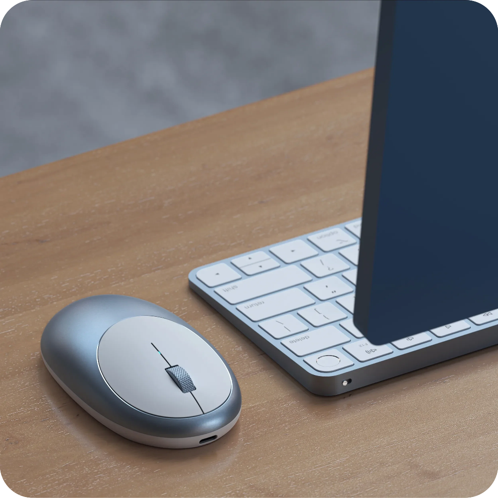 Mouse_Satechi_inalámbrico_M1_Bluetooth_Azul_Cielo_Posición_6_iShop_Costa_Rica