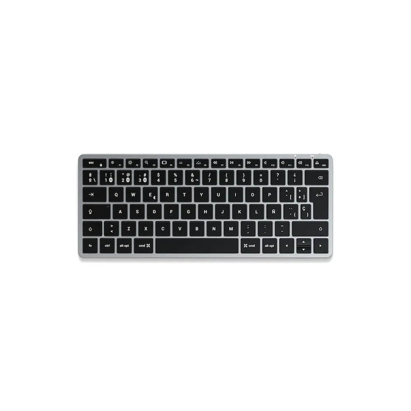 Teclado_Retroiluminado_Satechi_Slim_X1_Bluetooth_Español_Gris_Espacial_Posición_1_iShop_Costa_Rica