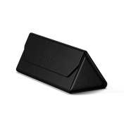 Estuche para Lentes de Cuero Vegano Satechi Compatible con Find My - Negro