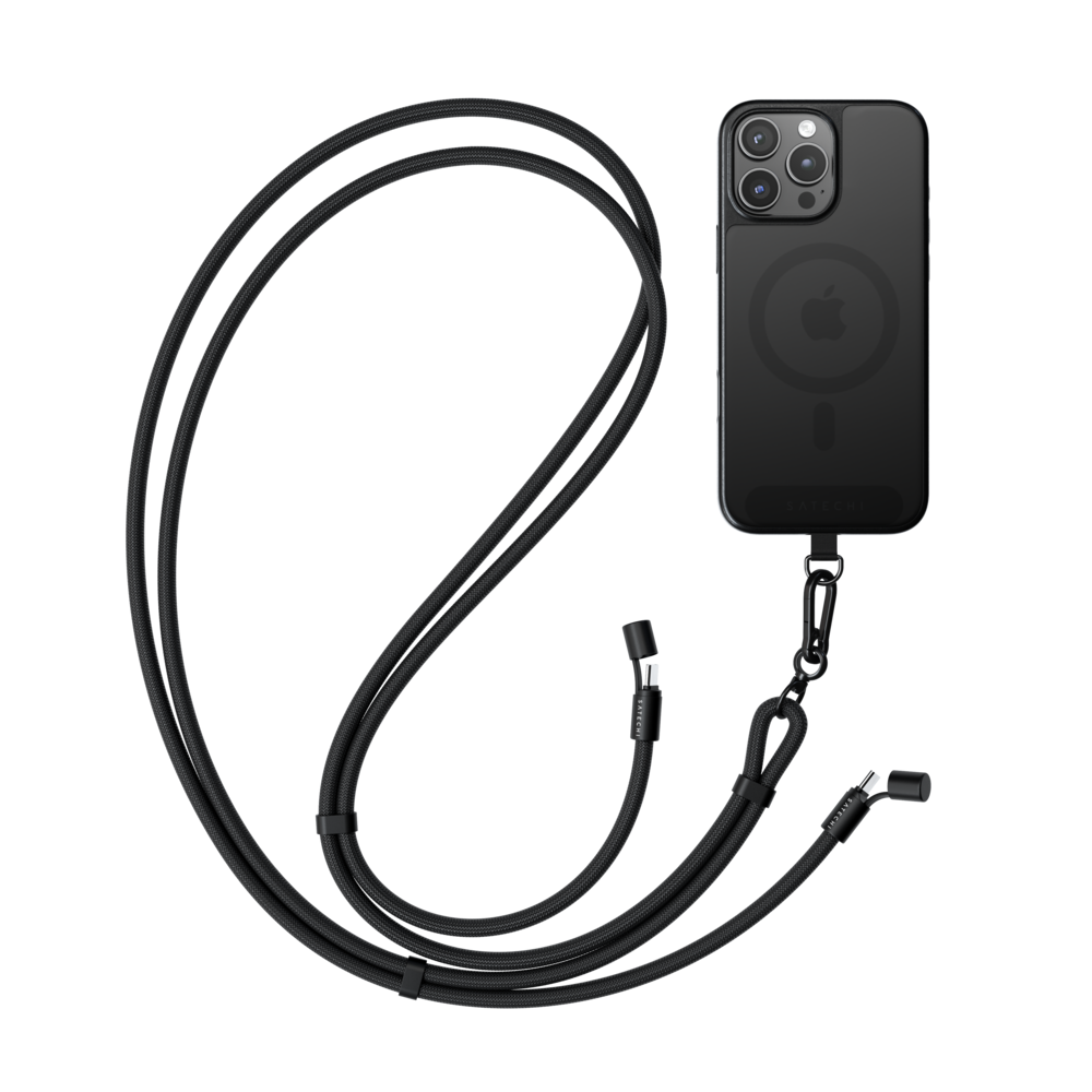 Duo Cable Correa Satechi USB-C a USB-C - Negro
