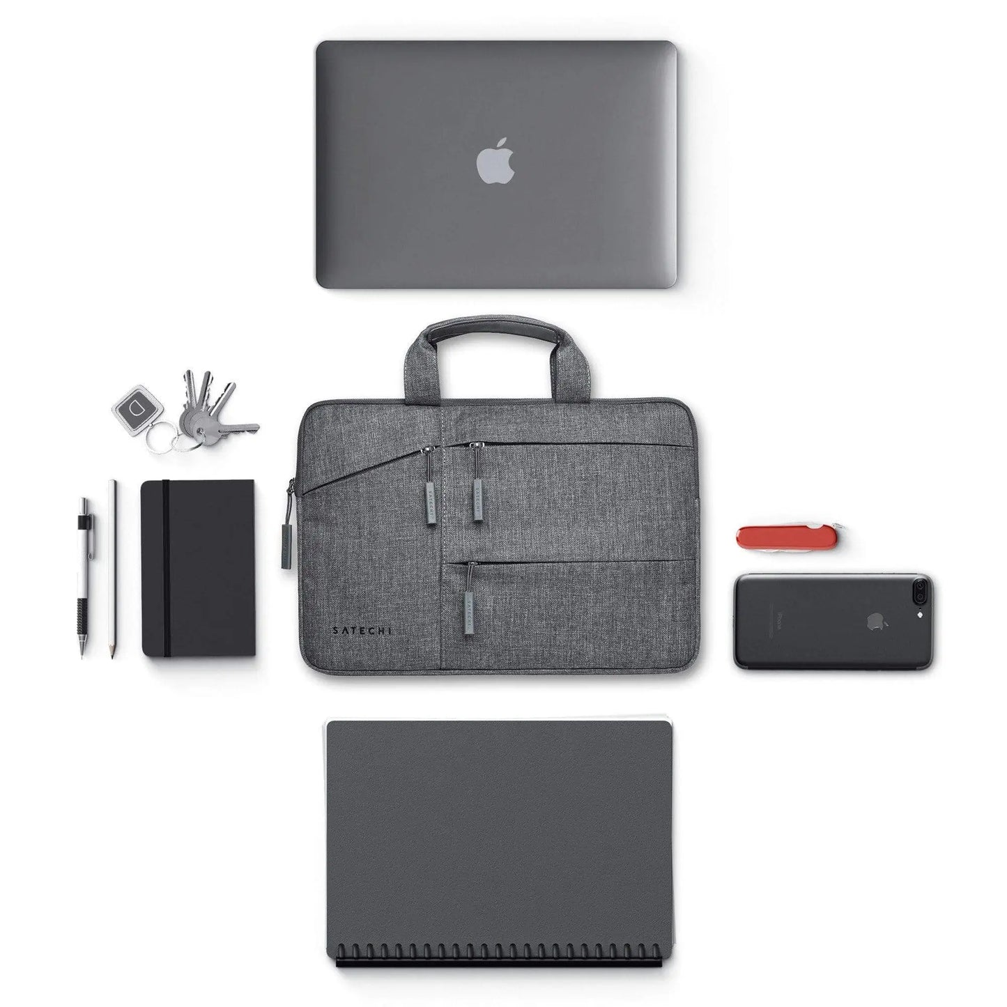 Satechi water-resistant laptop bag carrying case w/ pockets fits Macbook Pro 15