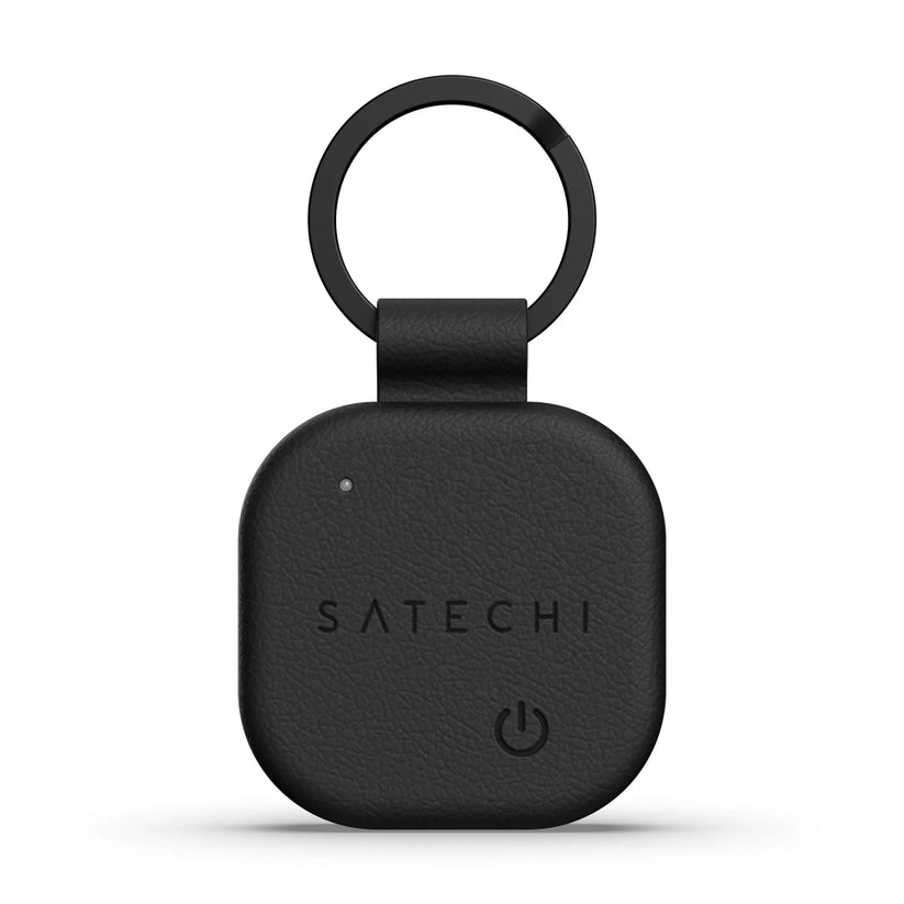 Llavero_de_Cuero_Vegano_Satechi_Compatible_con_Find_My_Negro_Posición_3_iShop_Costa_Rica