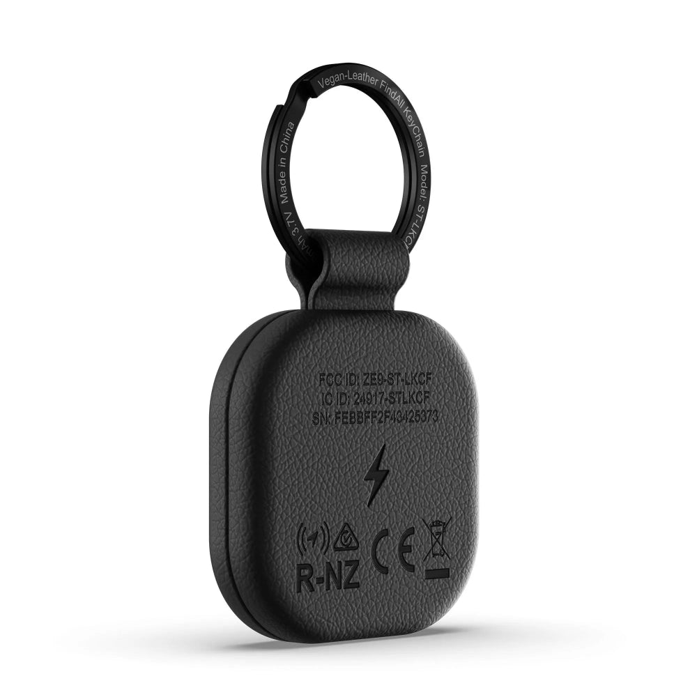 Llavero_de_Cuero_Vegano_Satechi_Compatible_con_Find_My_Negro_Posición_4_iShop_Costa_Rica