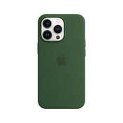 Estuche de silicona con MagSafe para el iPhone 13 Pro - Verde trébol
