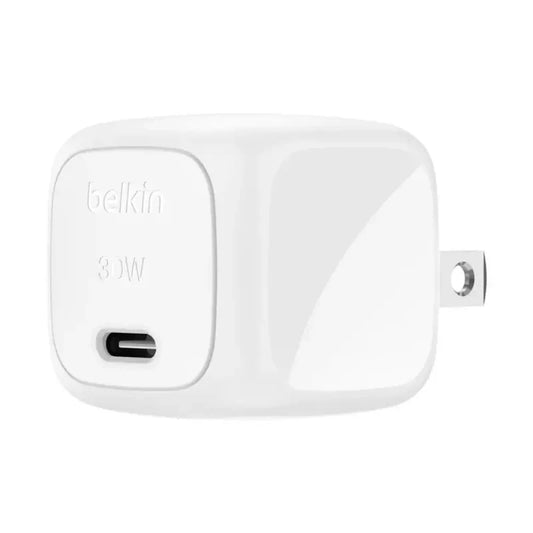 Cargador de Pared Belkin USB-C 30W - Blanco