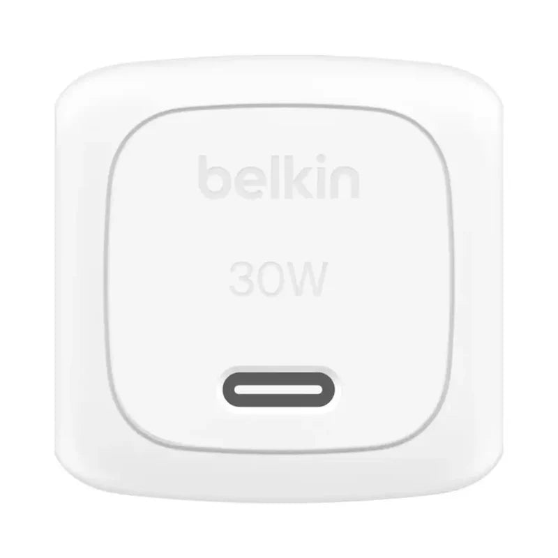 Cargador de Pared Belkin USB-C 30W - Blanco