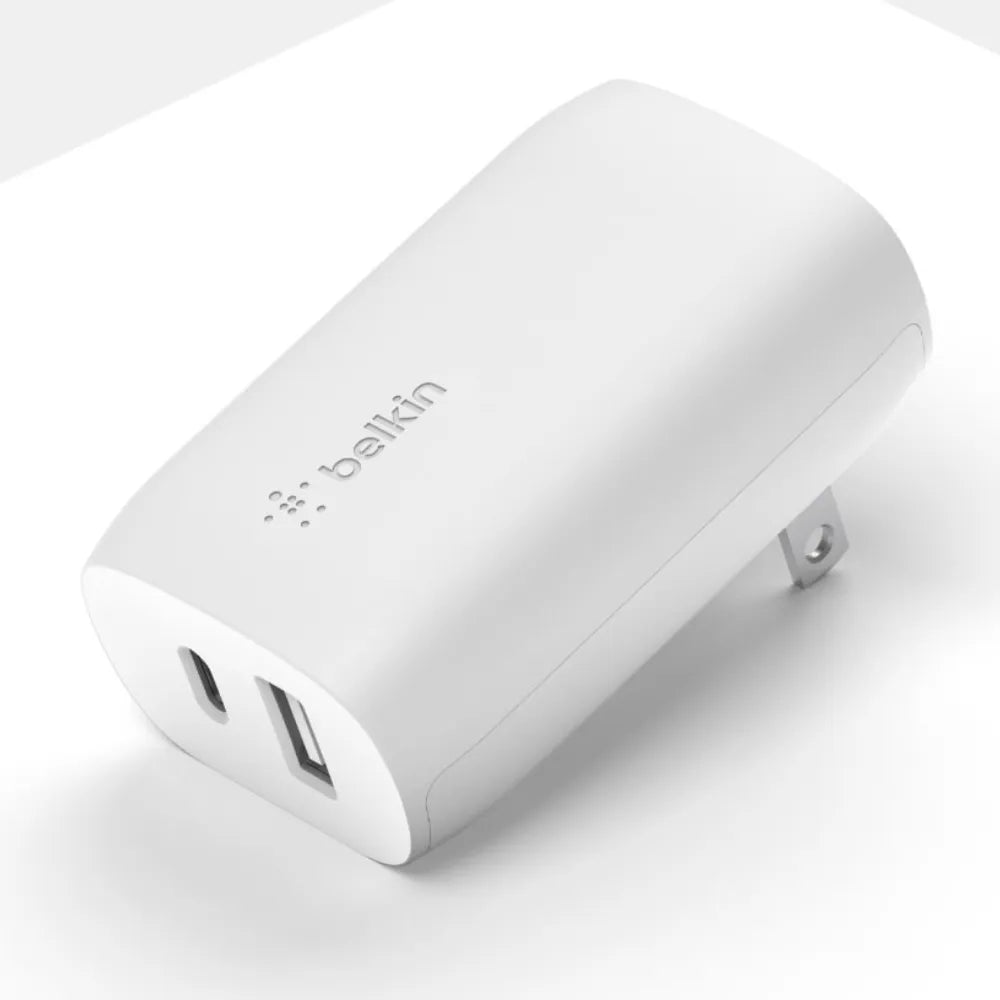 Cargador de pared Belkin USB-Cx1 y USB-Ax1 37W - Blanco