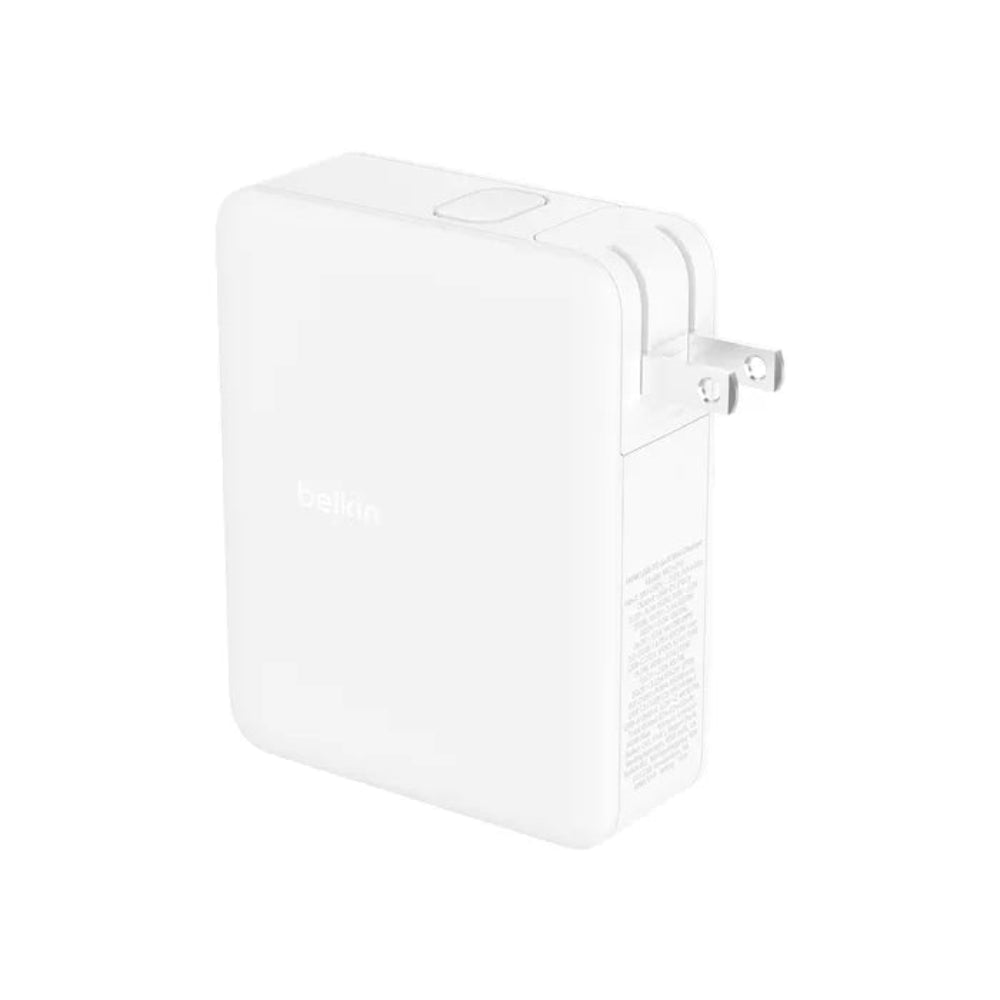 Cargador Belkin GaN de 4 Puertos (3 USB-C/1 USB-A) 140W - Blanco