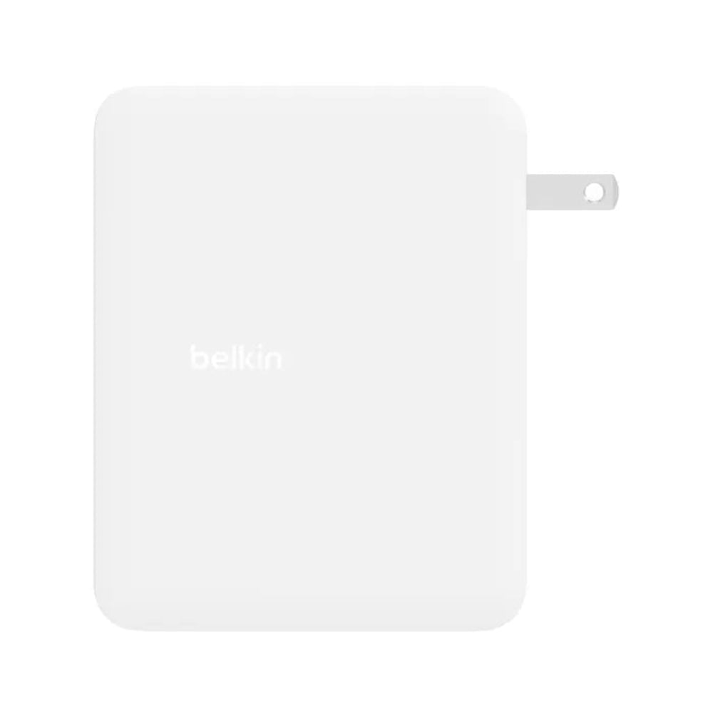 Cargador Belkin GaN de 4 Puertos (3 USB-C/1 USB-A) 140W - Blanco