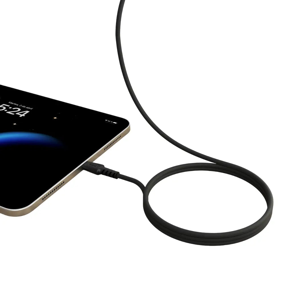 Cable Magnetico NCO PowerForce 2m USB-C a USB-C - Negro