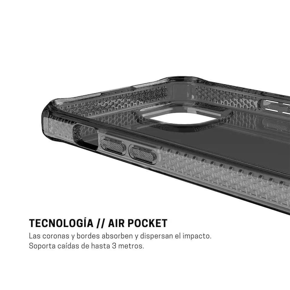 Case ItSkins Spectrum R Clear para iPhone 15/14 - Gris