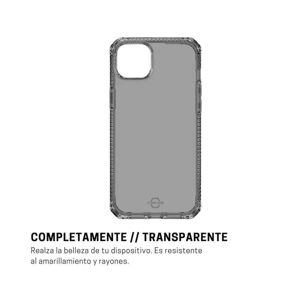 Case ItSkins Spectrum R Clear para iPhone 15/14 - Gris