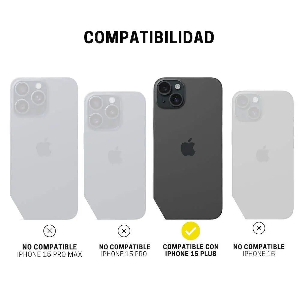 Case ItSkins Supreme R Clear con MagSafe para iPhone 15 Plus - Transparente