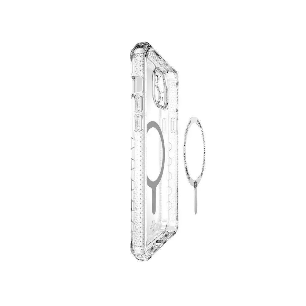 Case ItSkins Supreme R Clear con MagSafe para iPhone 15 Plus - Transparente