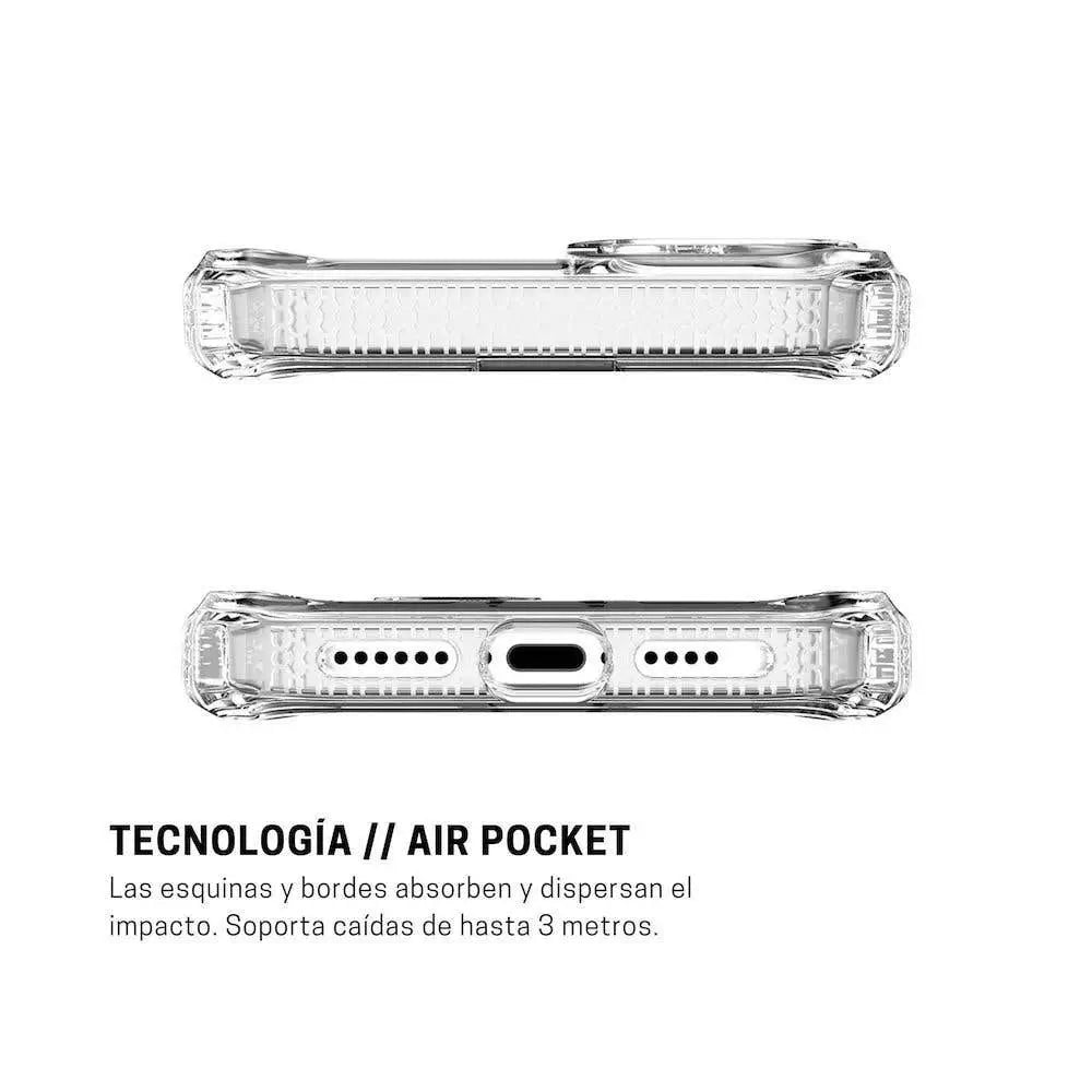 Case ItSkins Supreme R Clear con MagSafe para iPhone 15 Plus - Transparente