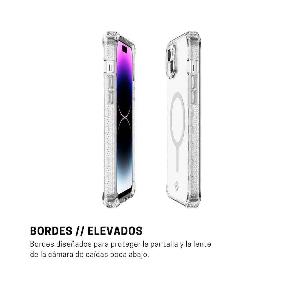 Case ItSkins Supreme R Clear con MagSafe para iPhone 15 Plus - Transparente