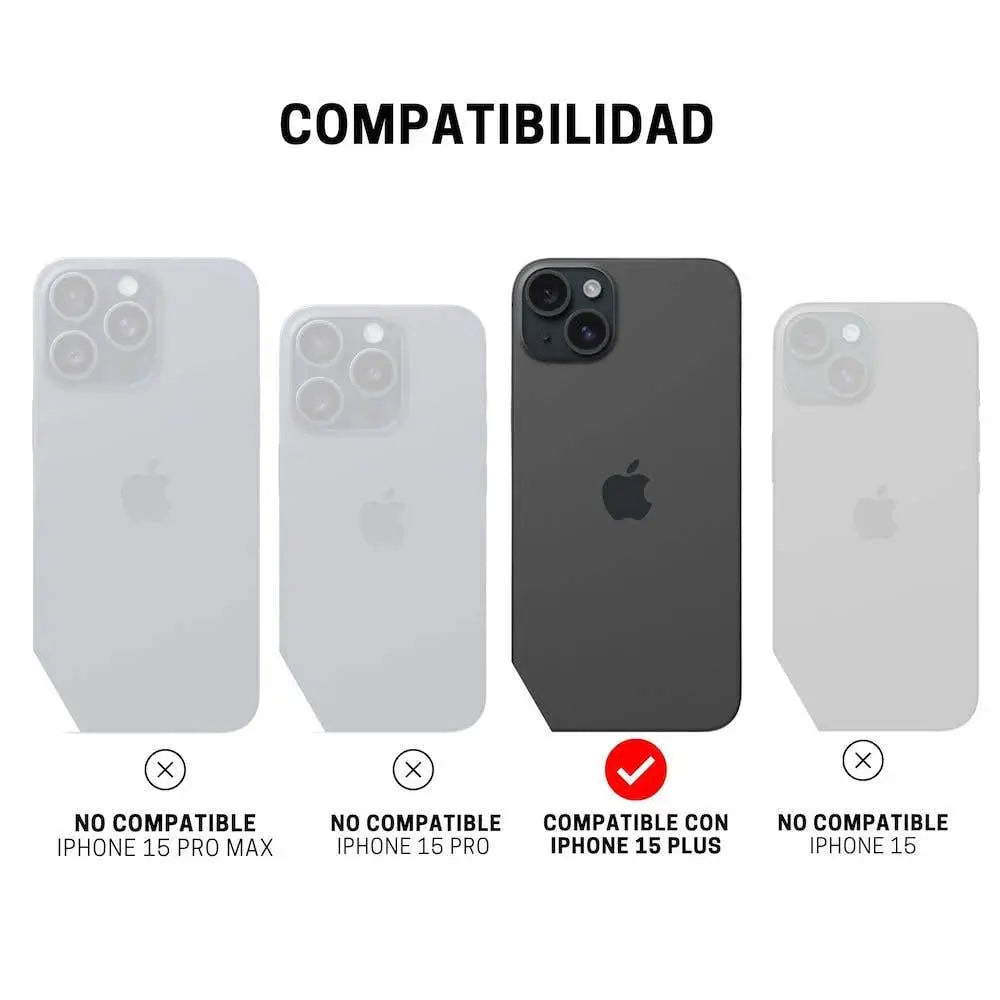 Case ItSkins Spectrum R Clear para iPhone 15 Plus - Transparente