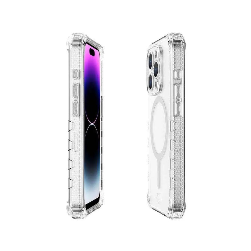 ItSkins Case Supreme R Clear con MagSafe para iPhone 15 Pro Max - Transparente