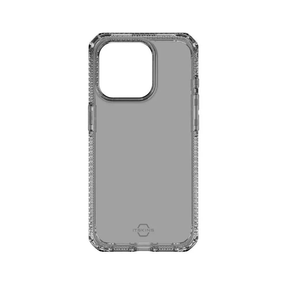 Case ItSkins Spectrum R Clear para iPhone 15 Pro - Gris