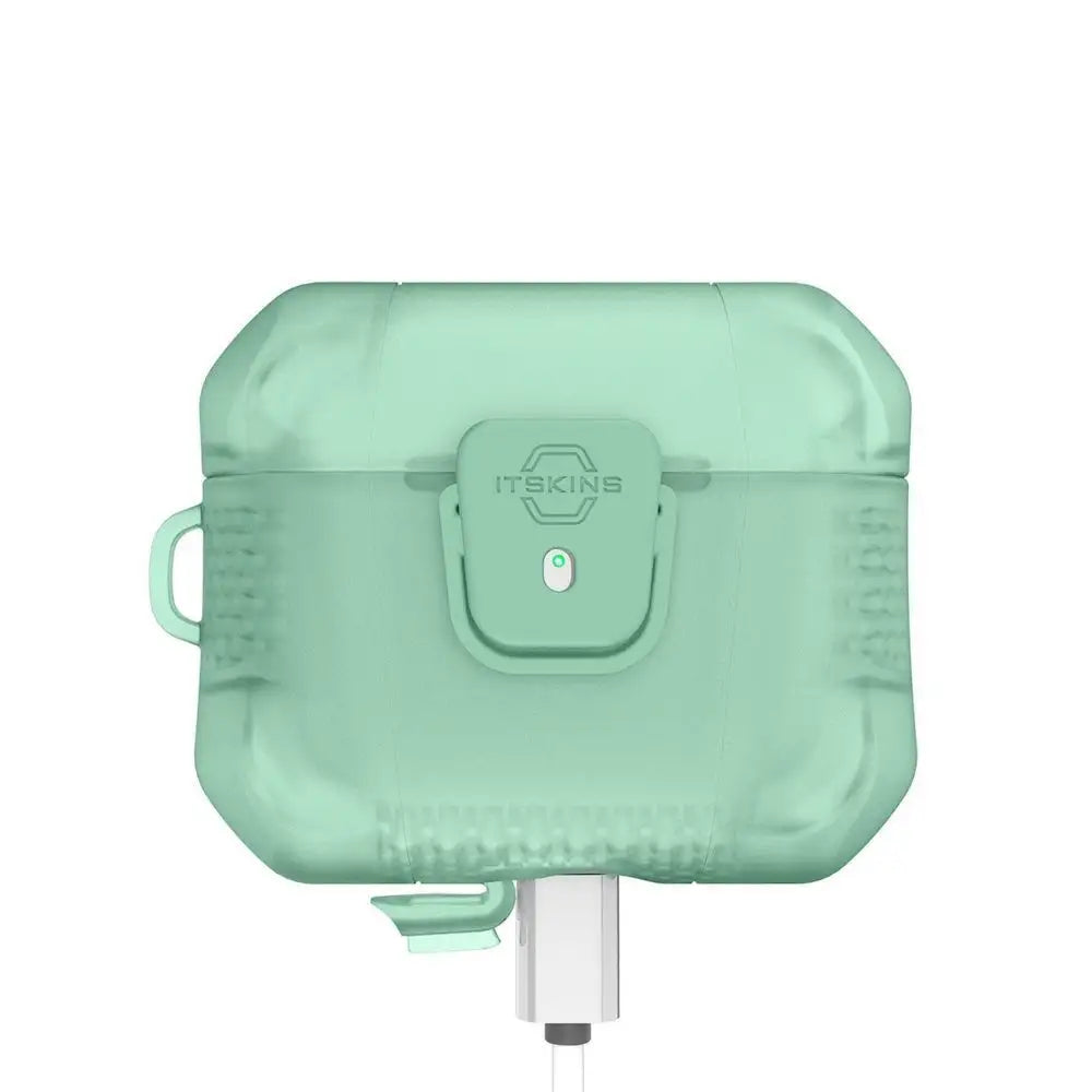 Case Itskins Spectrum Frost con cierre para AirPods 3 - Verde Suave