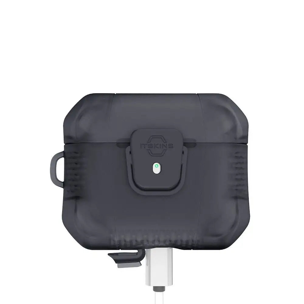 Case Itskins Spectrum Frost con cierre para AirPods 3 - Humo