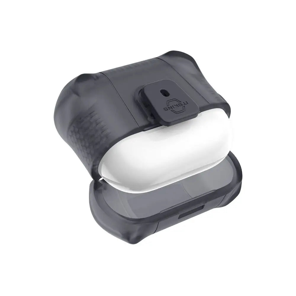 Case Itskins Spectrum Frost con cierre para AirPods Pro 1 y 2 - Humo