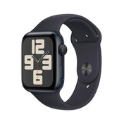 Apple Watch SE (GPS) • Caja de aluminio color medianoche de 44 mm • Correa deportiva color medianoche - M/L