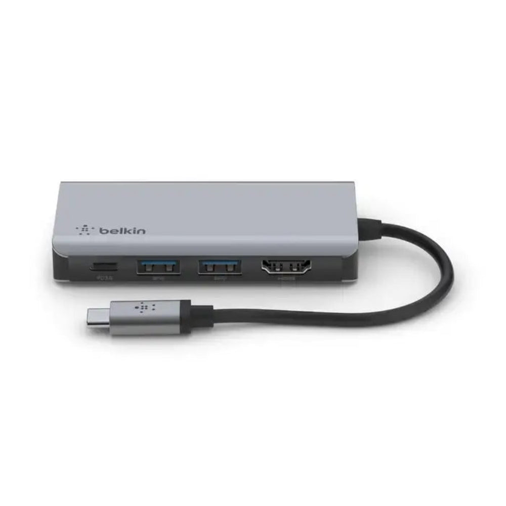 Adaptador Multipuerto Belkin USB-C 4 en 1 - Plata