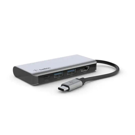 Adaptador Multipuerto Belkin USB-C 4 en 1 - Plata