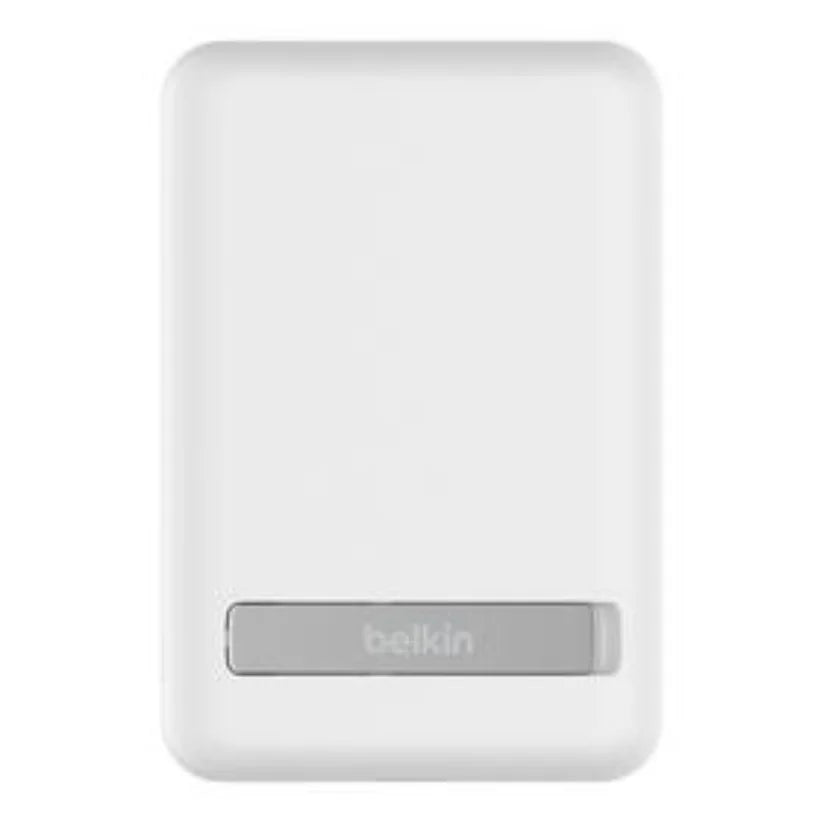 Batería Magnética Inalámbrica Belkin 5000 mAh + Soporte - Blanca