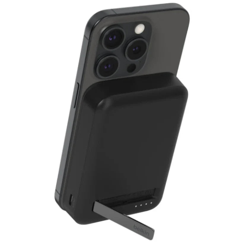 Batería Externa Qi2 10.000 mAh 15W stand - Negro