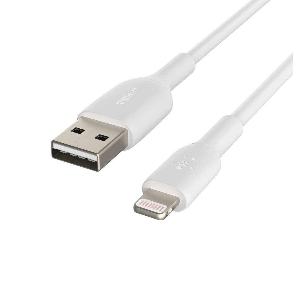 Cable Belkin BoostCharge USB-A a Lightning 1m - Blanco