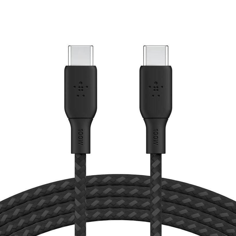 Cable Belkin BoostCharge USB-C a USB-C 100W de 2m - Negro