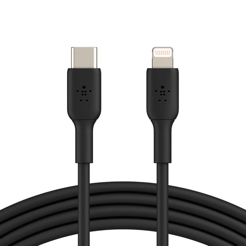 Cable Belkin BoostCharge USB-C a Lightning 1m - Negro