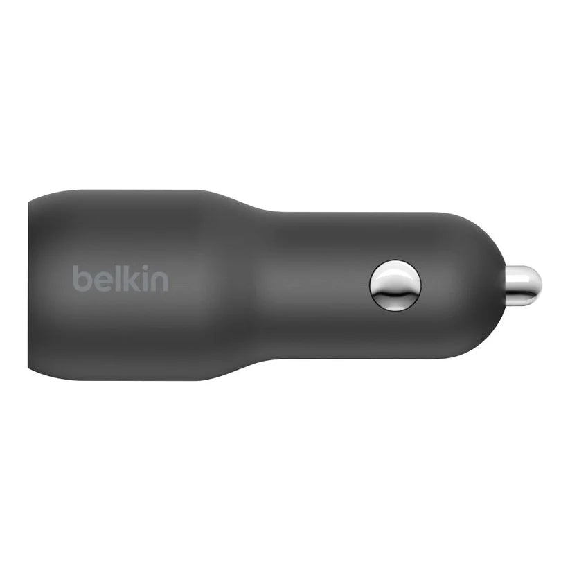 Cargador Carro Belkin Dual PPS 37W USB-C - Negro